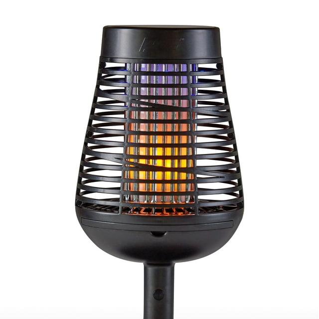 PIC Pic Flickering Flame Solar Bug Zapper Insect Killer Torch