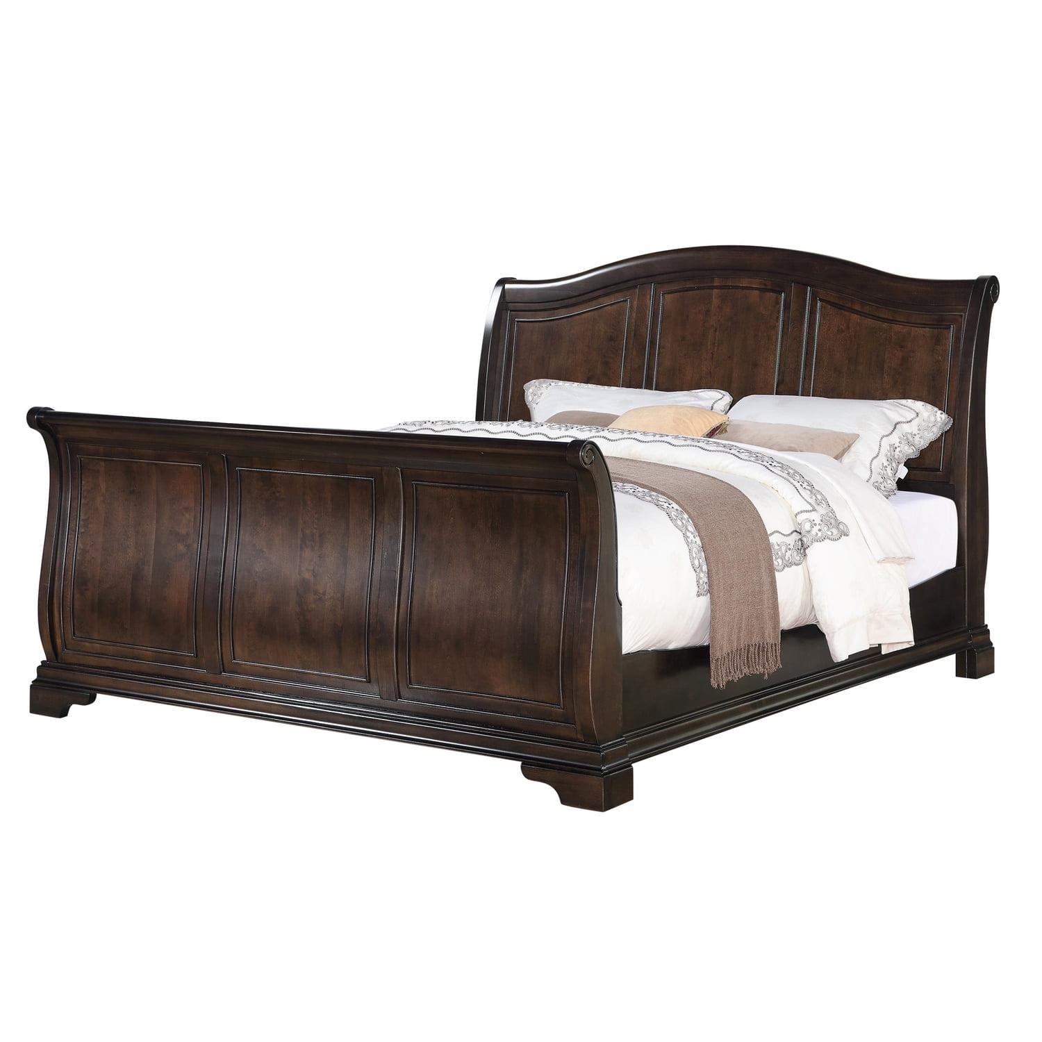 Picket House Conley Cherry Queen Sleigh Bed in Cherry