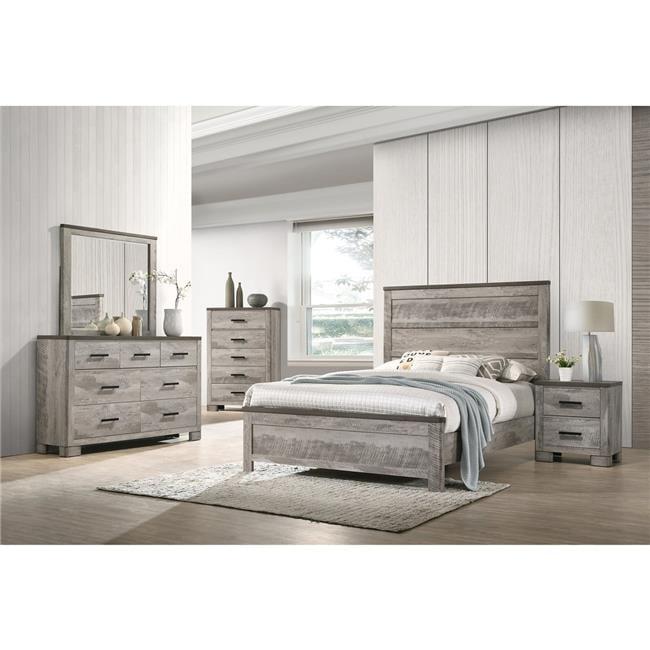 Adam Panel Bed Gray - Picket House Furnishings