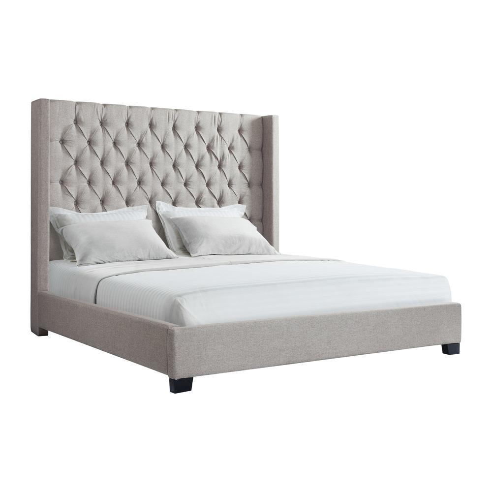 Arden Upholstered Wingback Bed