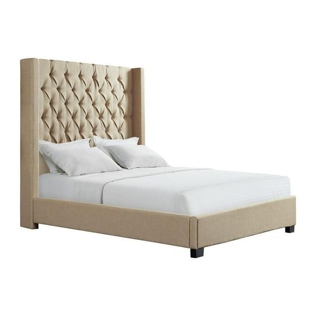 Arden Upholstered Wingback Bed