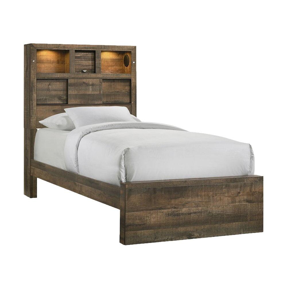 Picket House Furnishings Beckett Twin Bookcase Panel 3PC Bedroom Set