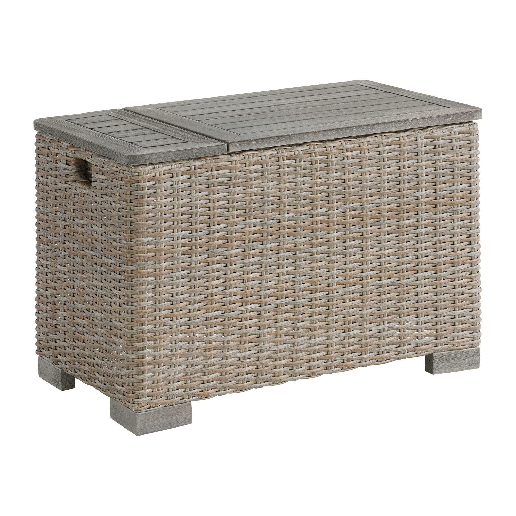 Picket House Furnishings Camal Cooler Box - Tan