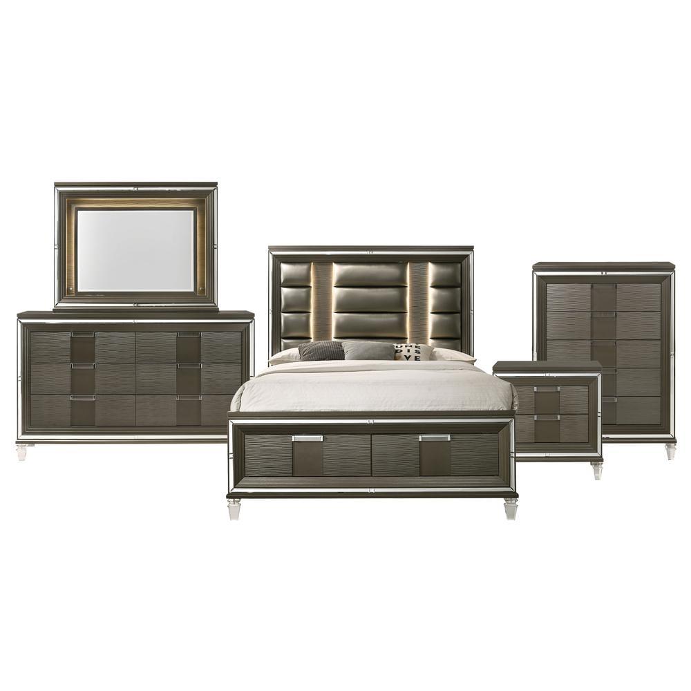 Picket House Furnishings Charlotte Queen Storage 5PC Bedroom Set