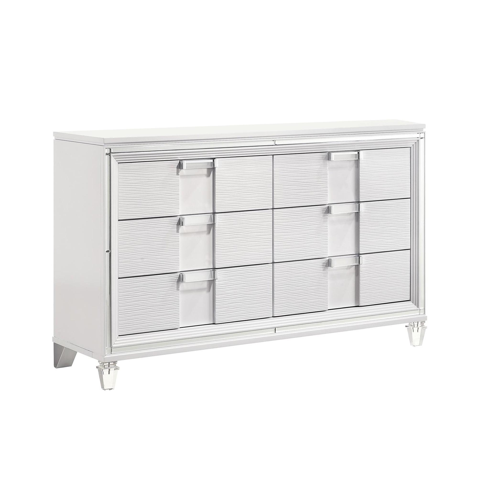 Picket House Furnishings Charlotte Youth 6-Drawer Dresser in White