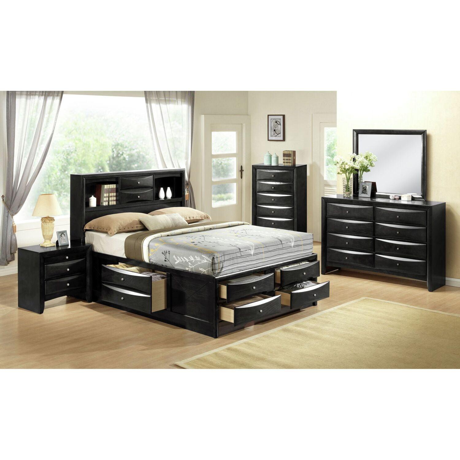 Picket House Furnishings Dana 3-Drawer Nightstand in Black
