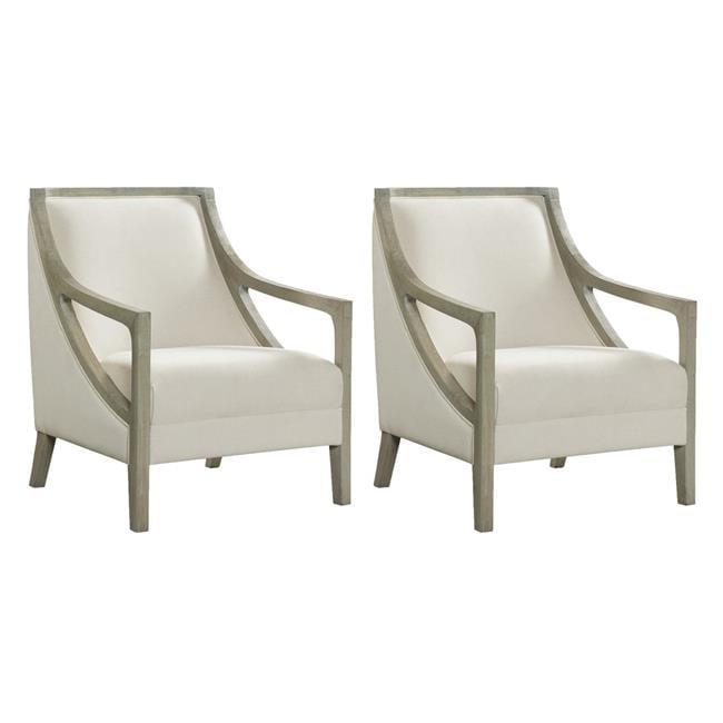 Dayna Accent Chair with White Wash Frame - Picket House Furnishings