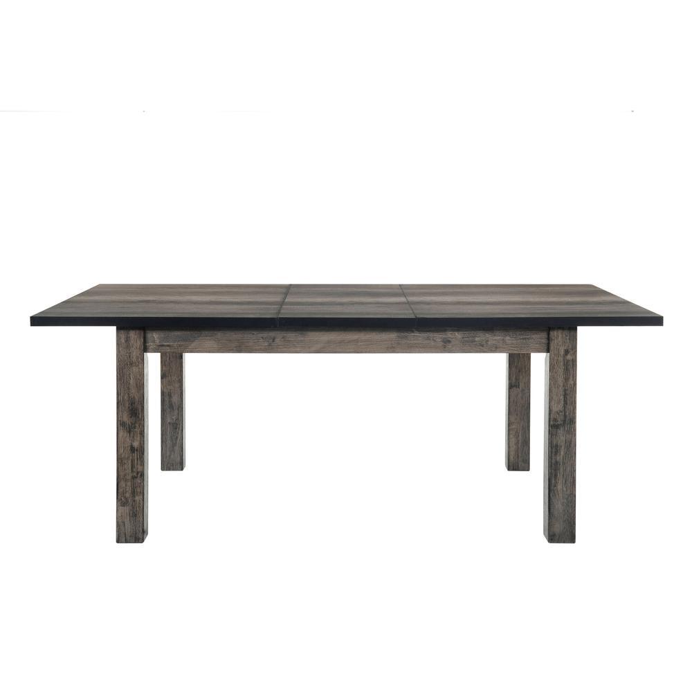 Picket House Furnishings Grayson 5 Piece Extendable Dining Set in Gray