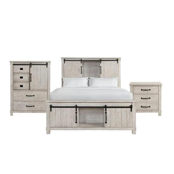 Picket House Furnishings Jack Queen Platform Storage 3PC Bedroom Set