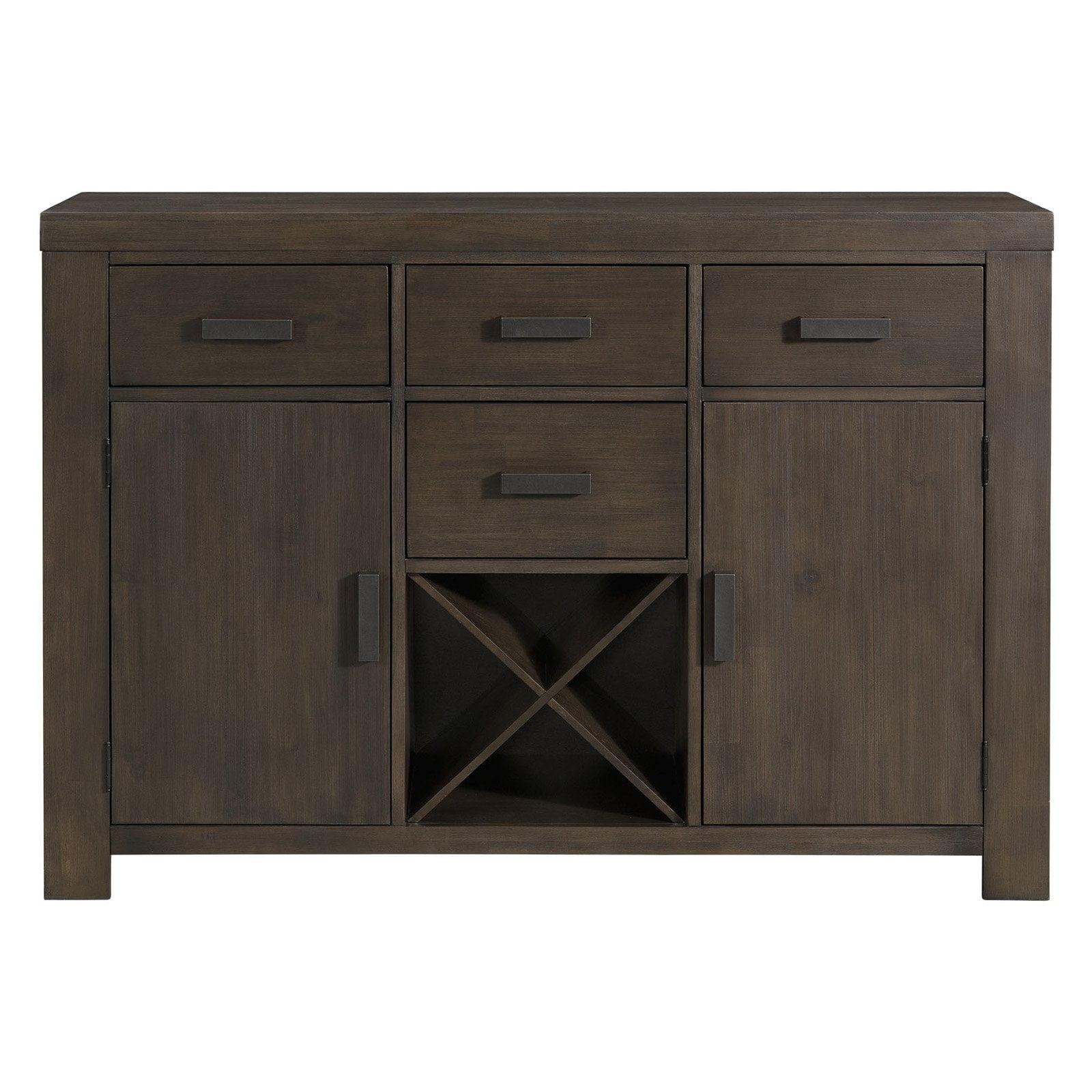 Jasper 60" Brown Walnut Transitional Server with Drawers