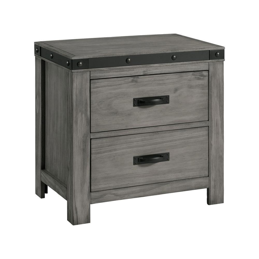 2 Drawer Montauk Nightstand Gray - Picket House Furnishings