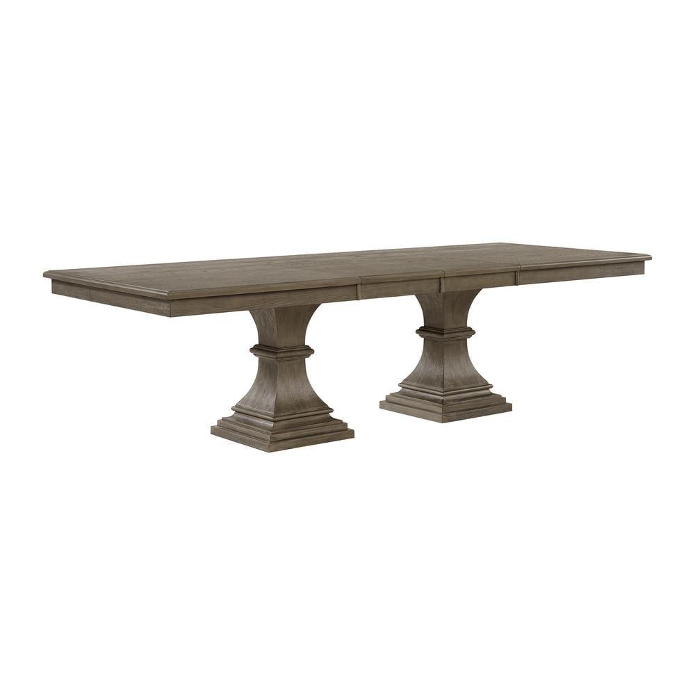 Royale Gray Oak Extendable Rectangular Dining Table