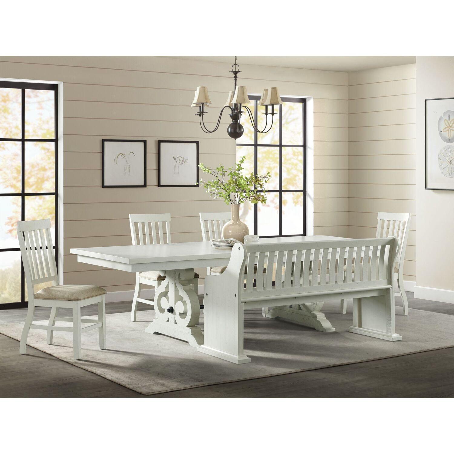 Picket House Furnishings Stanford 6PC Dining Set in White