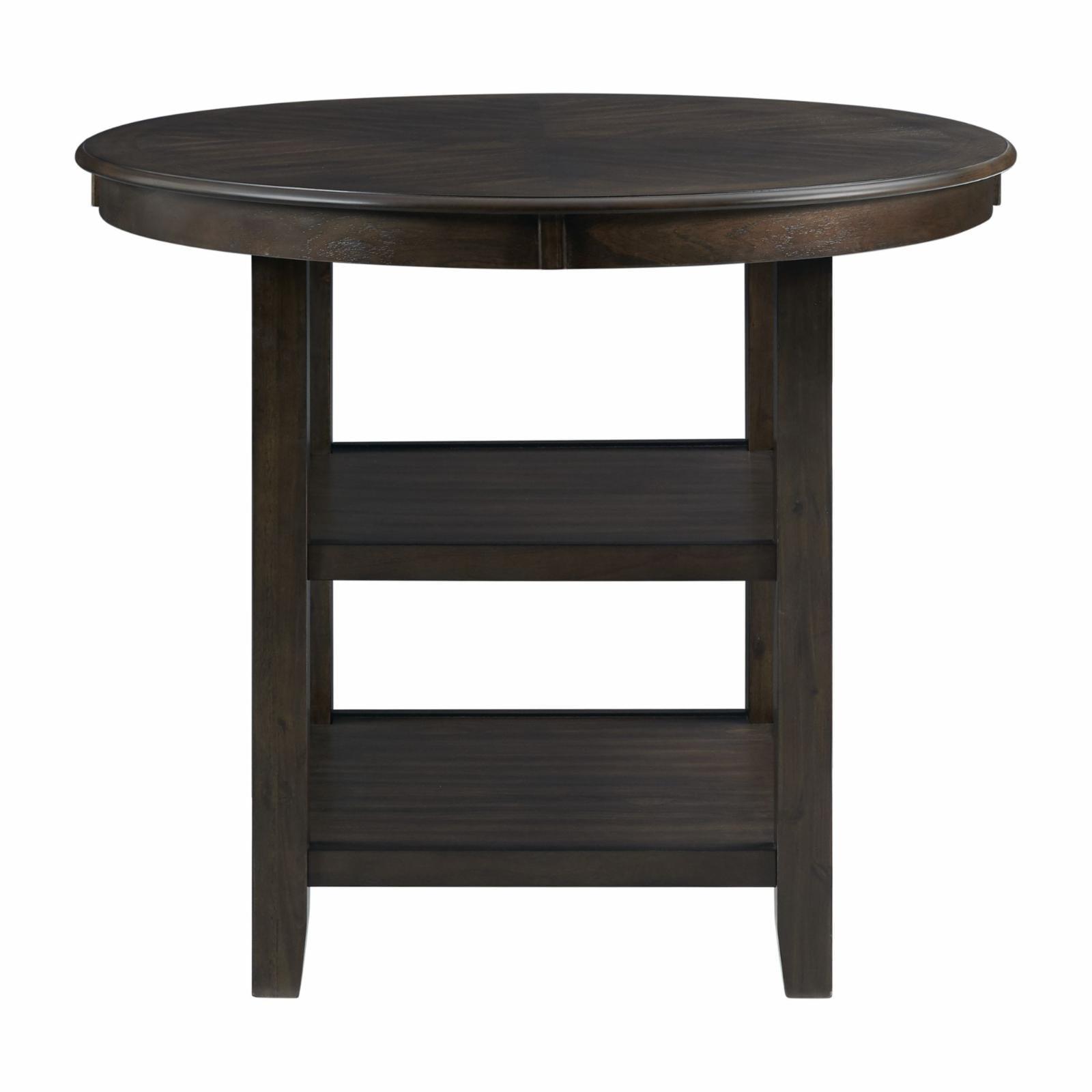 Taylor Dark Walnut Round Counter Height Dining Table