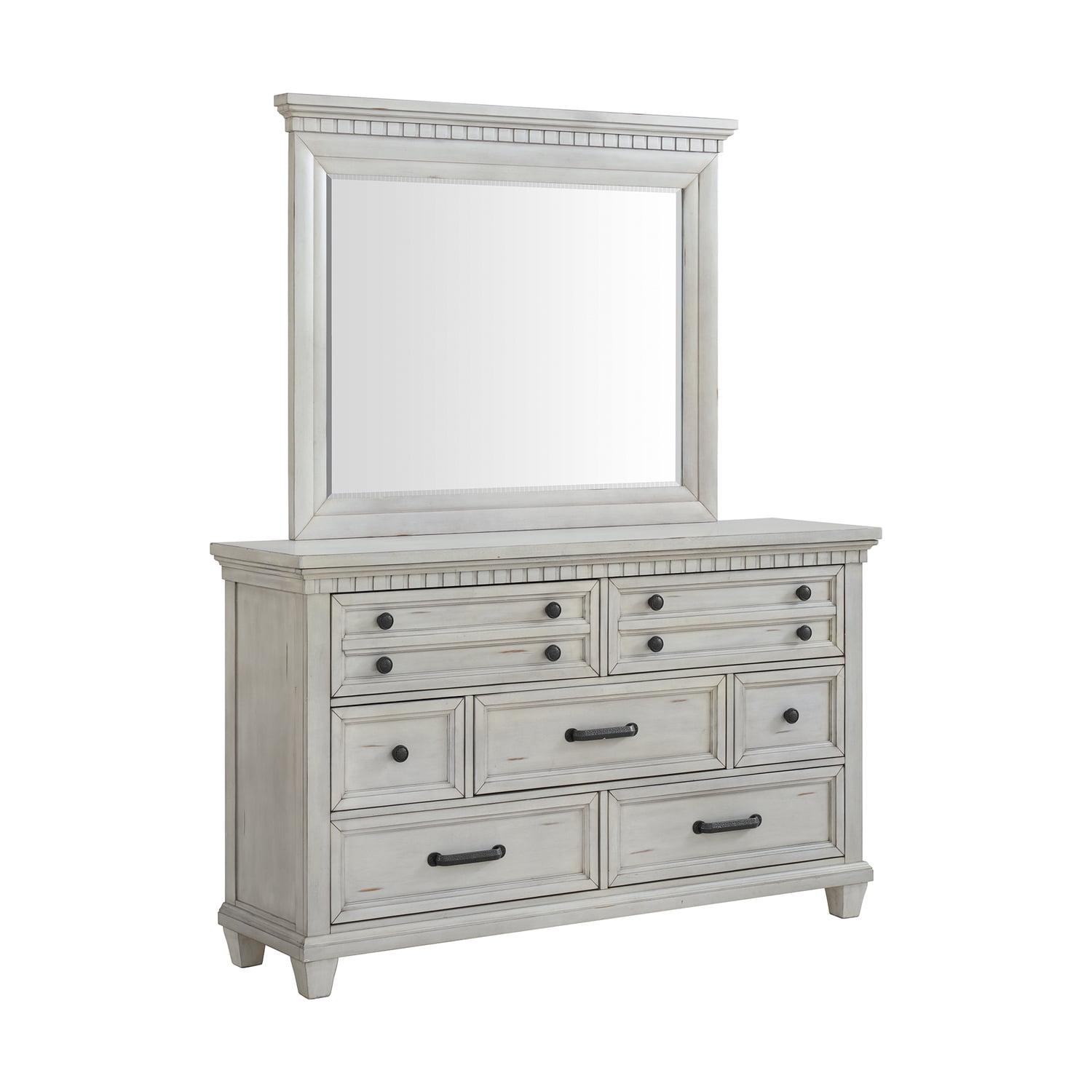 Picket House Furnishings Windom Dresser And Mirror Set In Charcoal