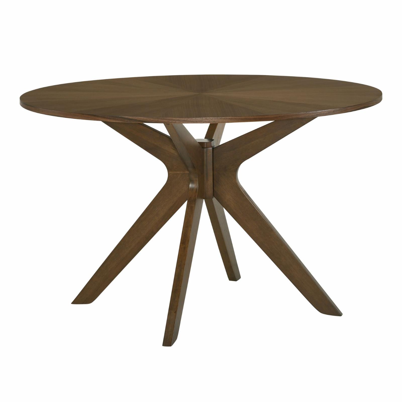 Wynden Standard Height Dining Table Walnut - Picket House Furnishings: Mid-Century, Tapered Legs, Seats 4