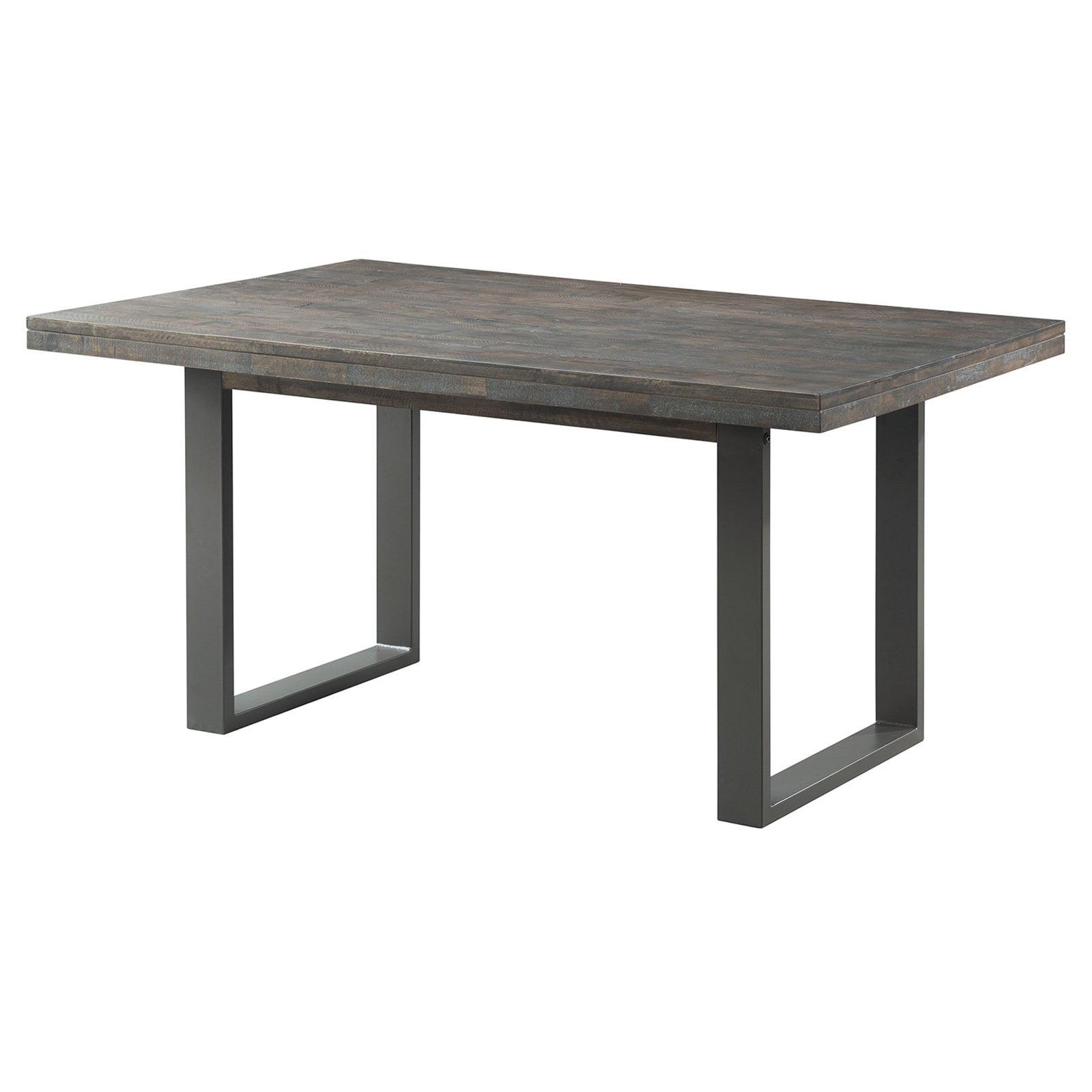 Transitional Sullivan Rectangular Dining Table in Dark Ash