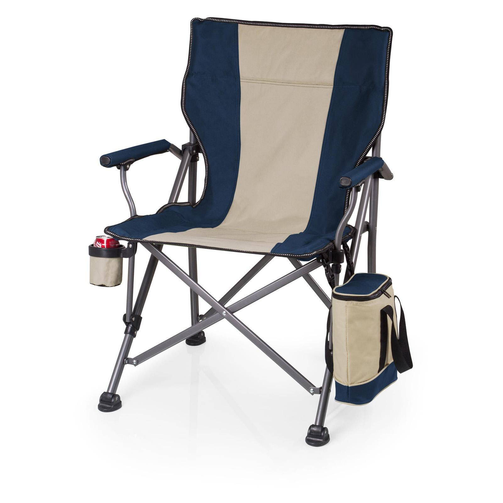 Picnic Time Outlander Camp Chair with Cooler  19.5" x 22" x 19.5/36"