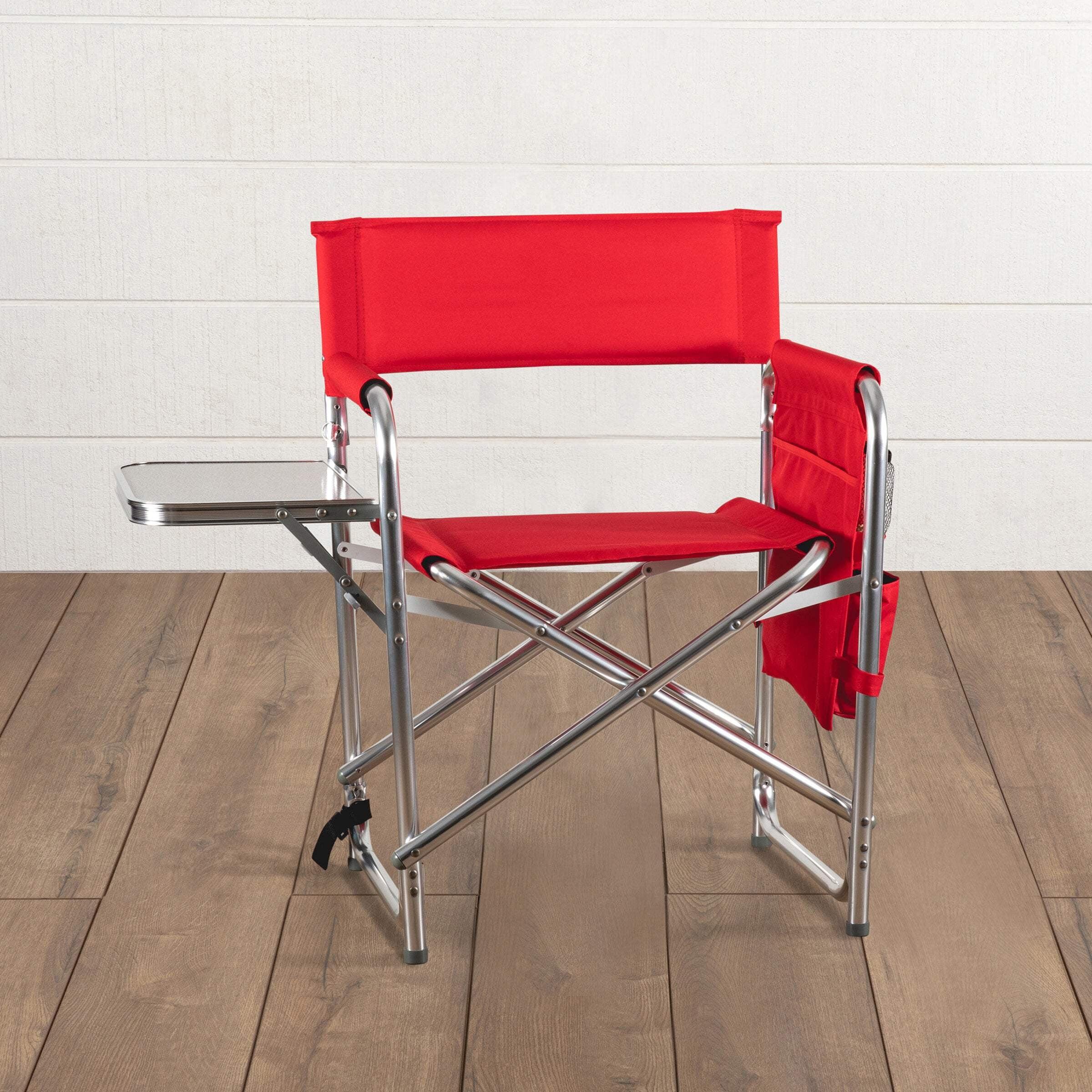 Picnic Time Sports Outdoor Portable Camp Chair with Side Table