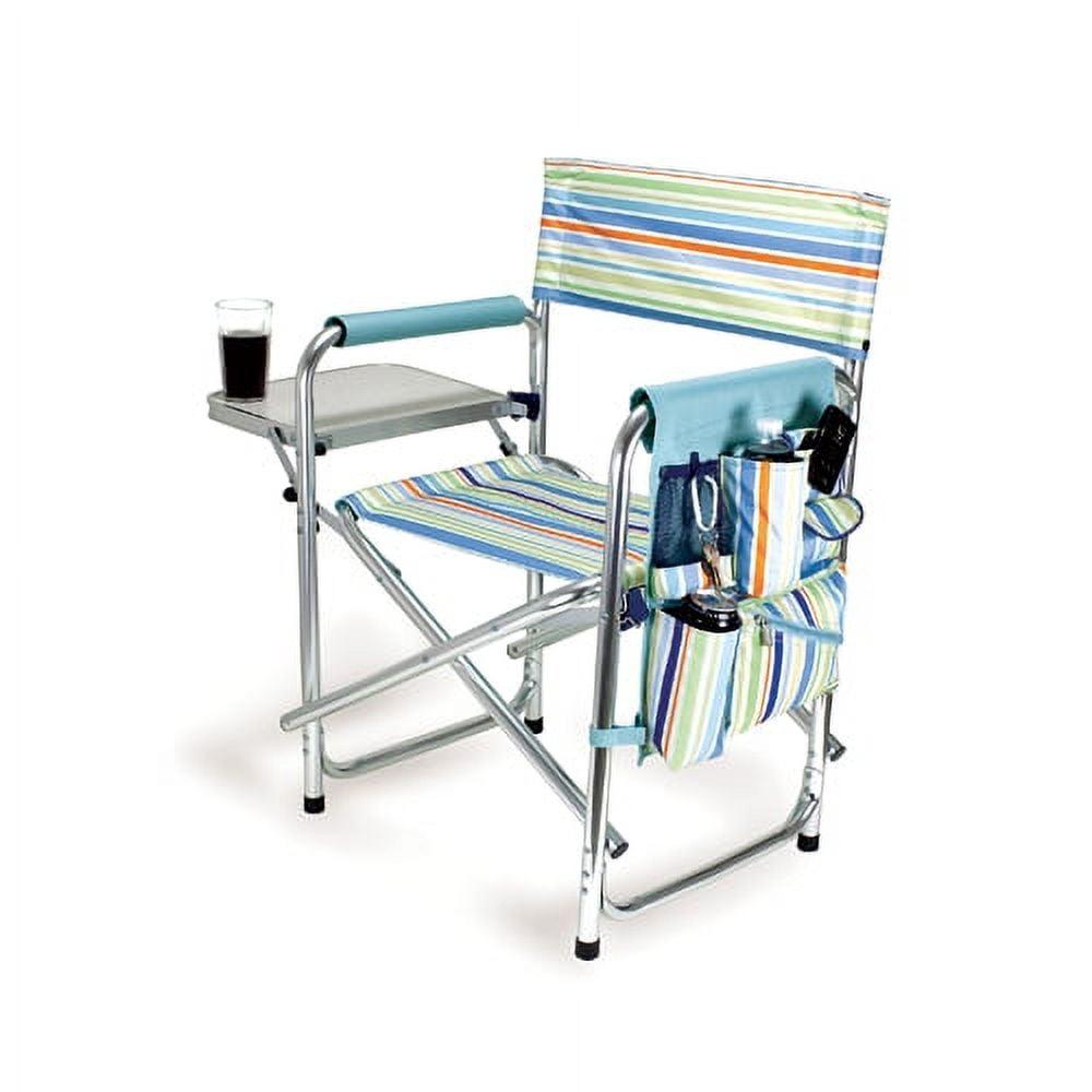 Picnic Time Sports Outdoor Portable Camp Chair with Side Table
