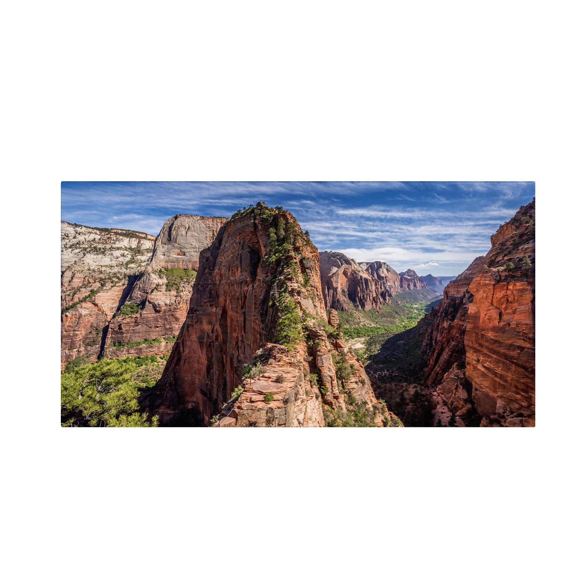Trademark Fine Art - Pierre Leclerc 'Angels Landing' Canvas Art - 24x47