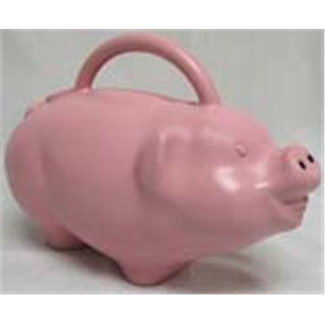 Novelty Plastic Kid's Pig Watering Can, Pink, 1.75 Gallon