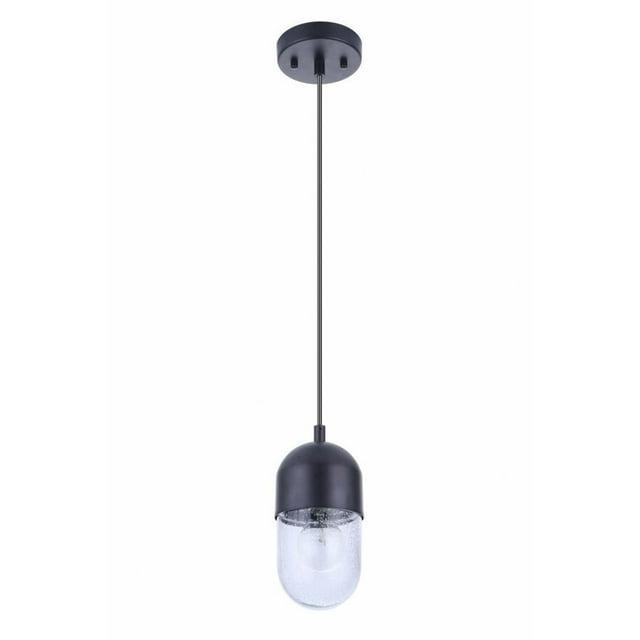 Craftmade Lighting 1 - Light Pendant in  Flat Black