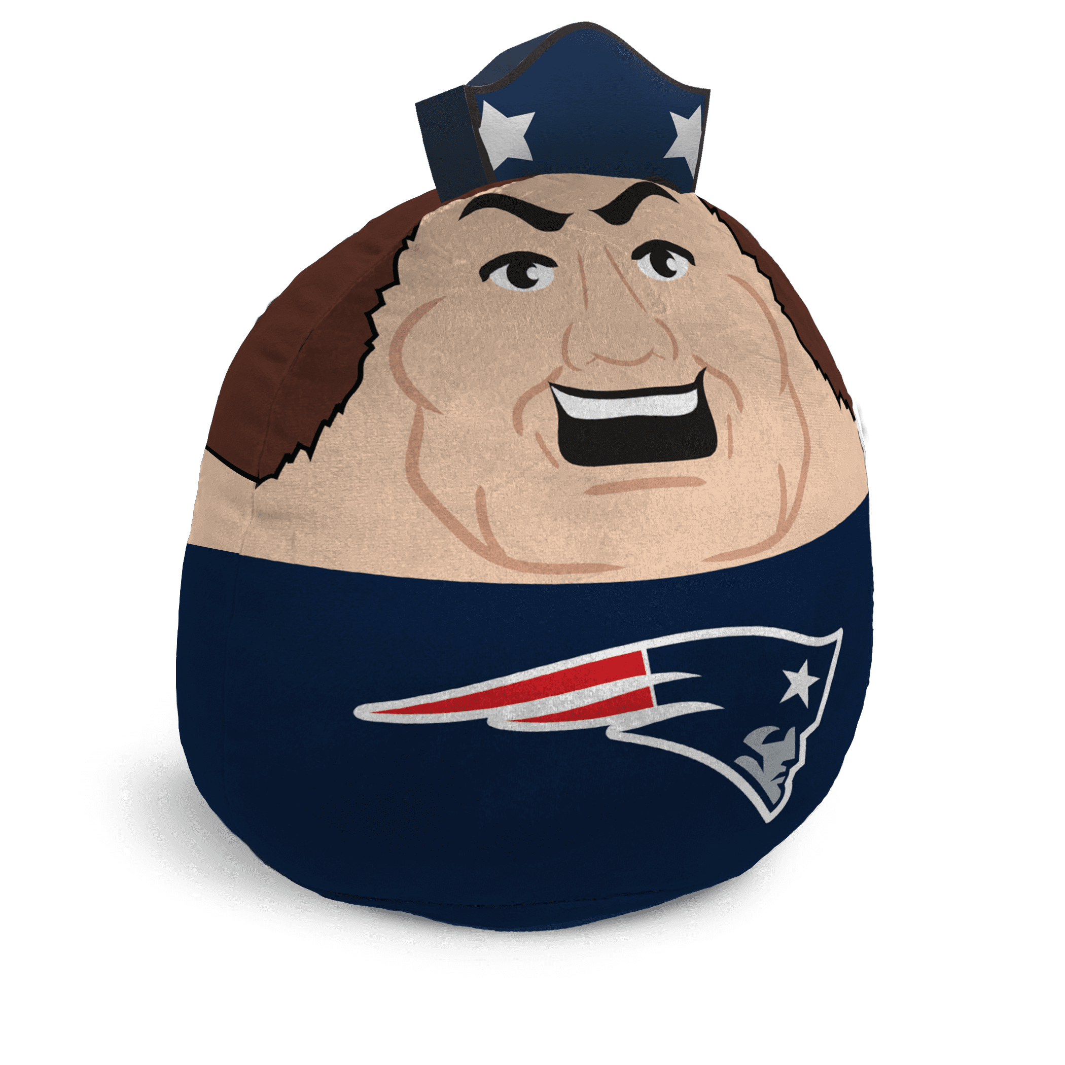 NFL New England Patriots Blue Plushie Mascot Pillow