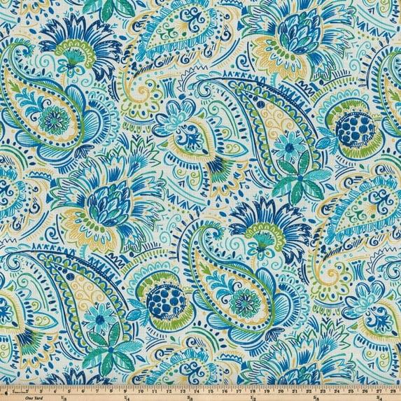 Pillow Perfect Gilford Paisley Indoor/Outdoor Reversible Throw Pillow (Set of 2)