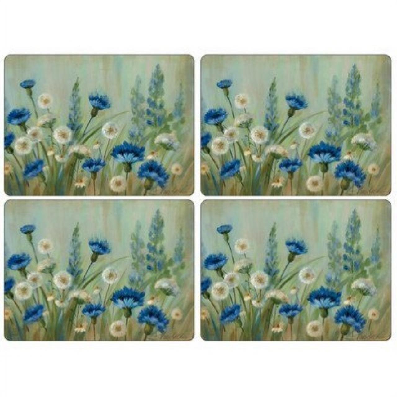 Pimpernel Fleur Des Champs Collection Cork-Backed Boar Placemats, Set of 4, 15.7” x 11.7”