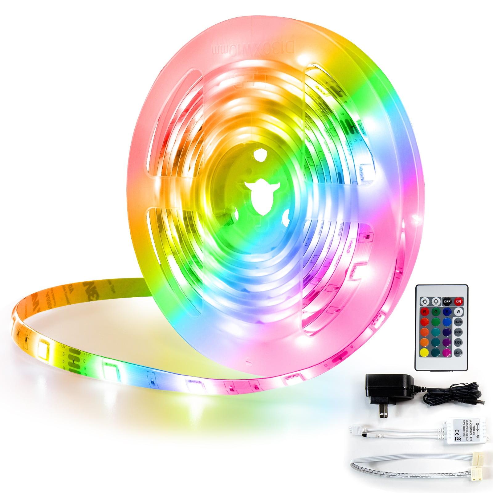 18ft Multi-Color LED Tape Light with Remote Control