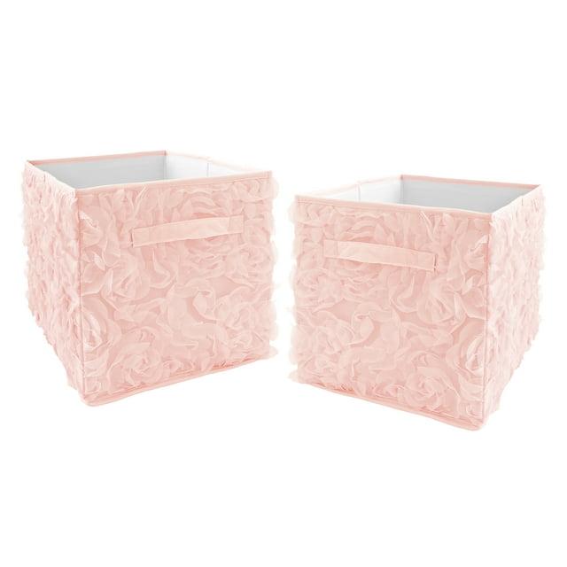 Sweet Jojo Designs Rose Lace Fabric Storage Bin & Reviews | Wayfair
