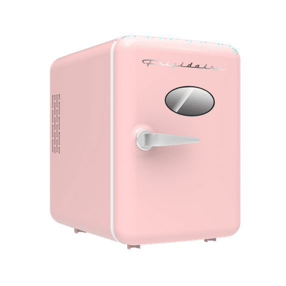 Frigidaire Retro Mini Fridge Cooler, Holds Up to 9 Cans, Portable Fridge for Car, Office, Bedroom, Dorm Room