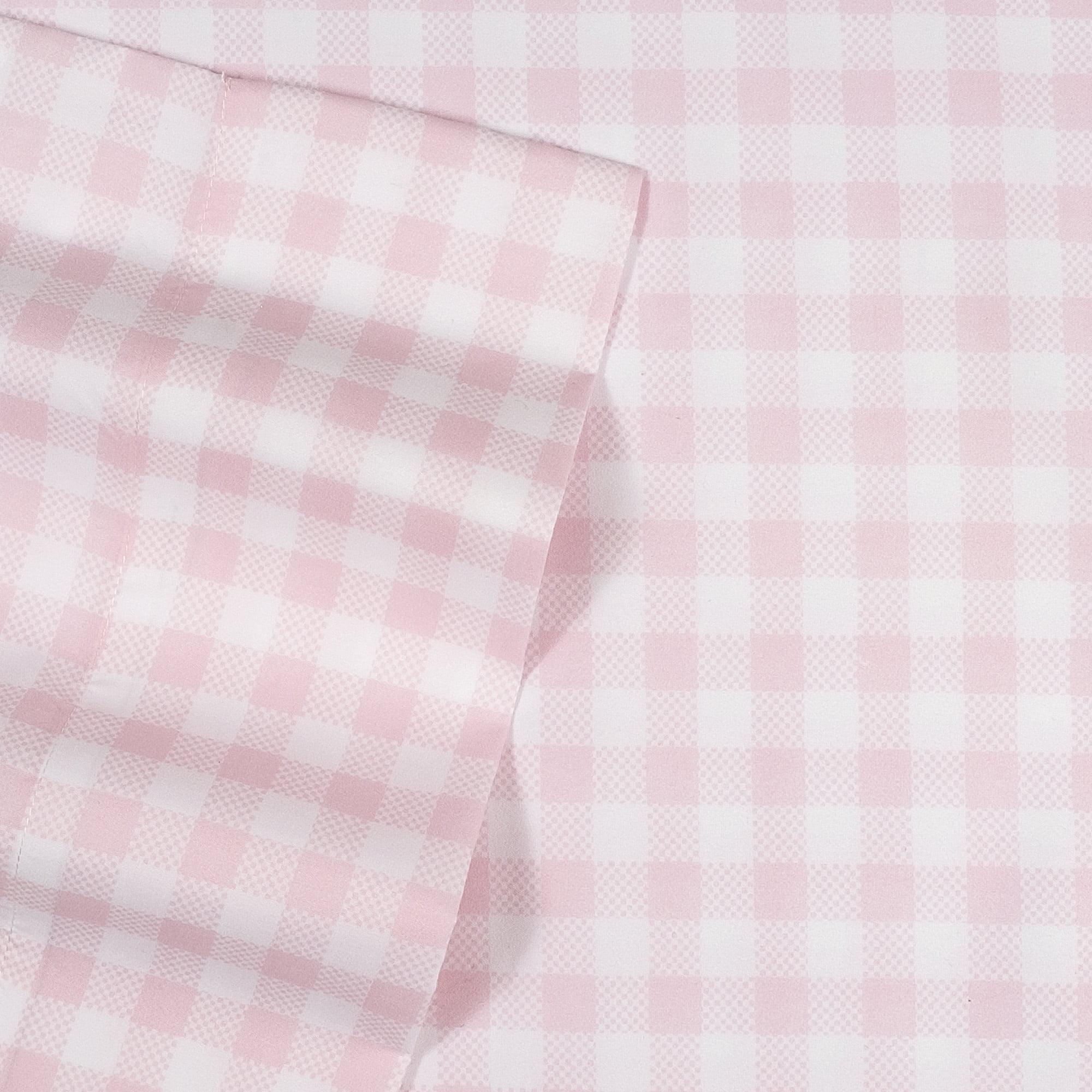 Gingham Printed Microfiber Kids' Sheet Set By Sweet Home Collection®