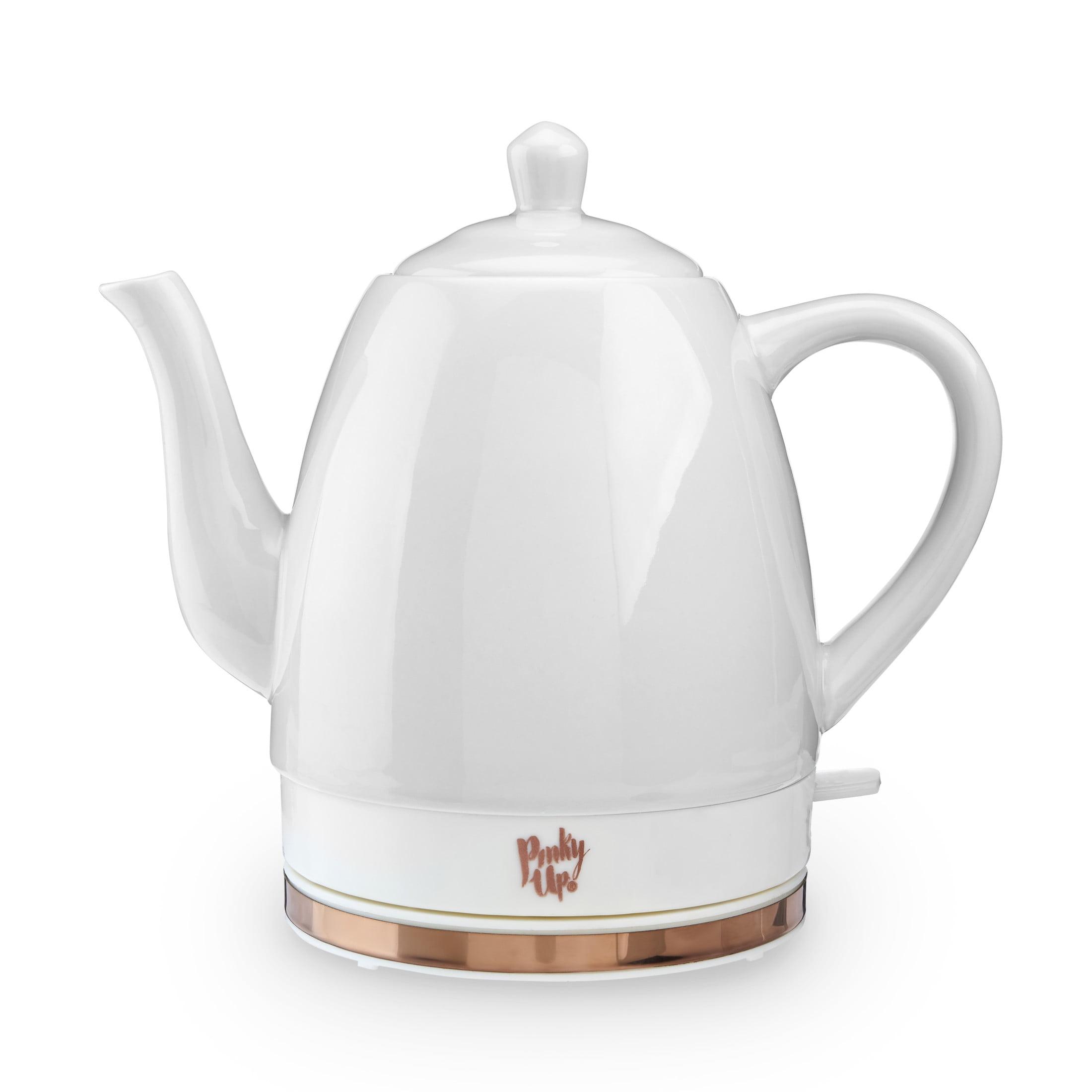 Pinky Up Noelle Ceramic Electric Tea Kettle