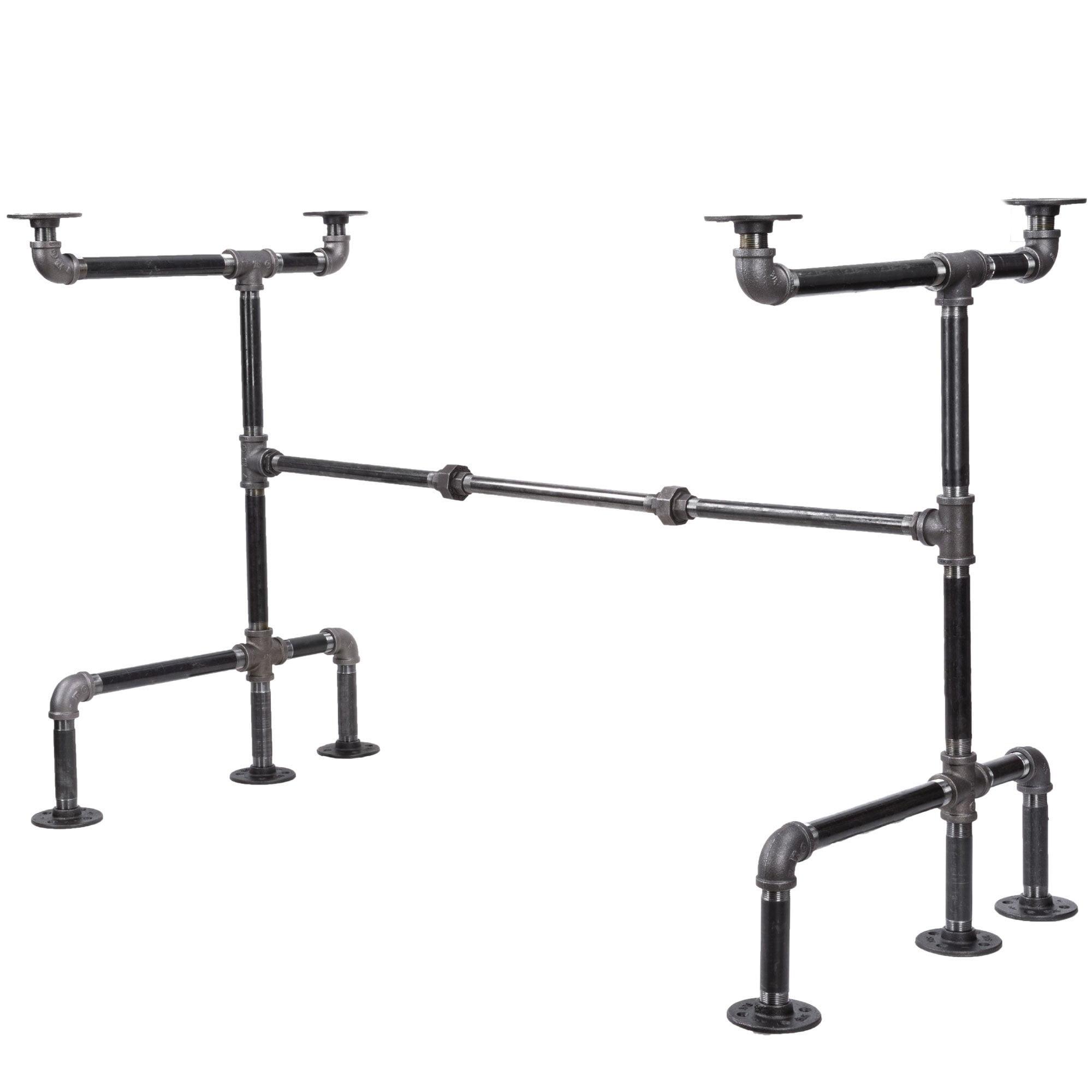 Pipe Décor "M" Design Desk Kit Industrial Steel Pipe