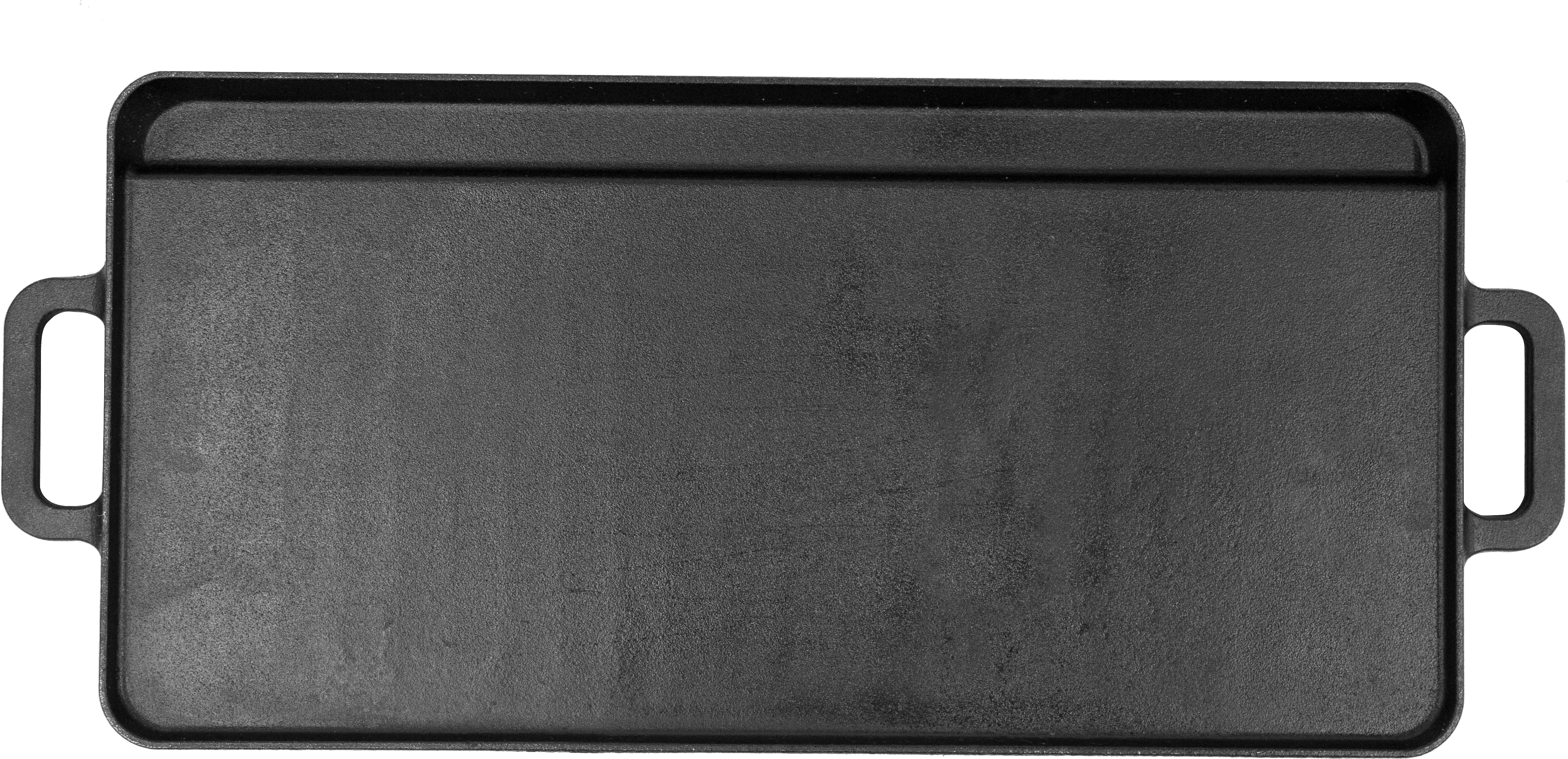 Pit Boss Cast Iron Rectangular Reversible Grill and Griddle Pan