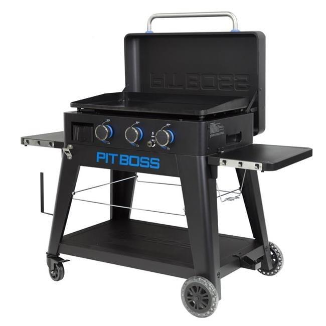 Pit Boss Black 3-Burner Portable Gas Griddle with Ceramic Surface