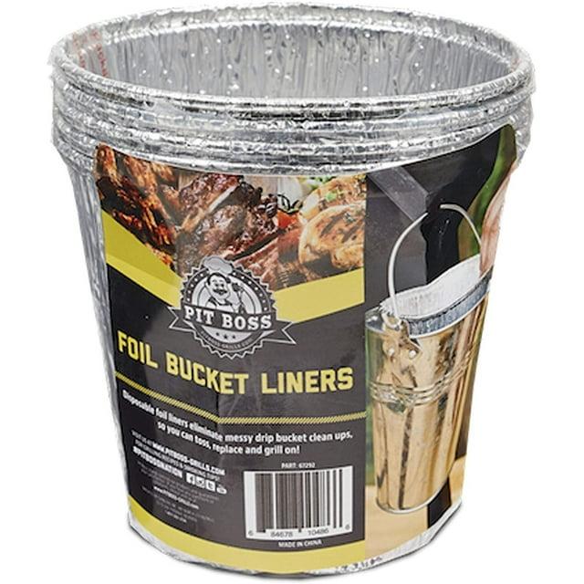 Pit Boss Foil Bucket Liner (Set of 6)
