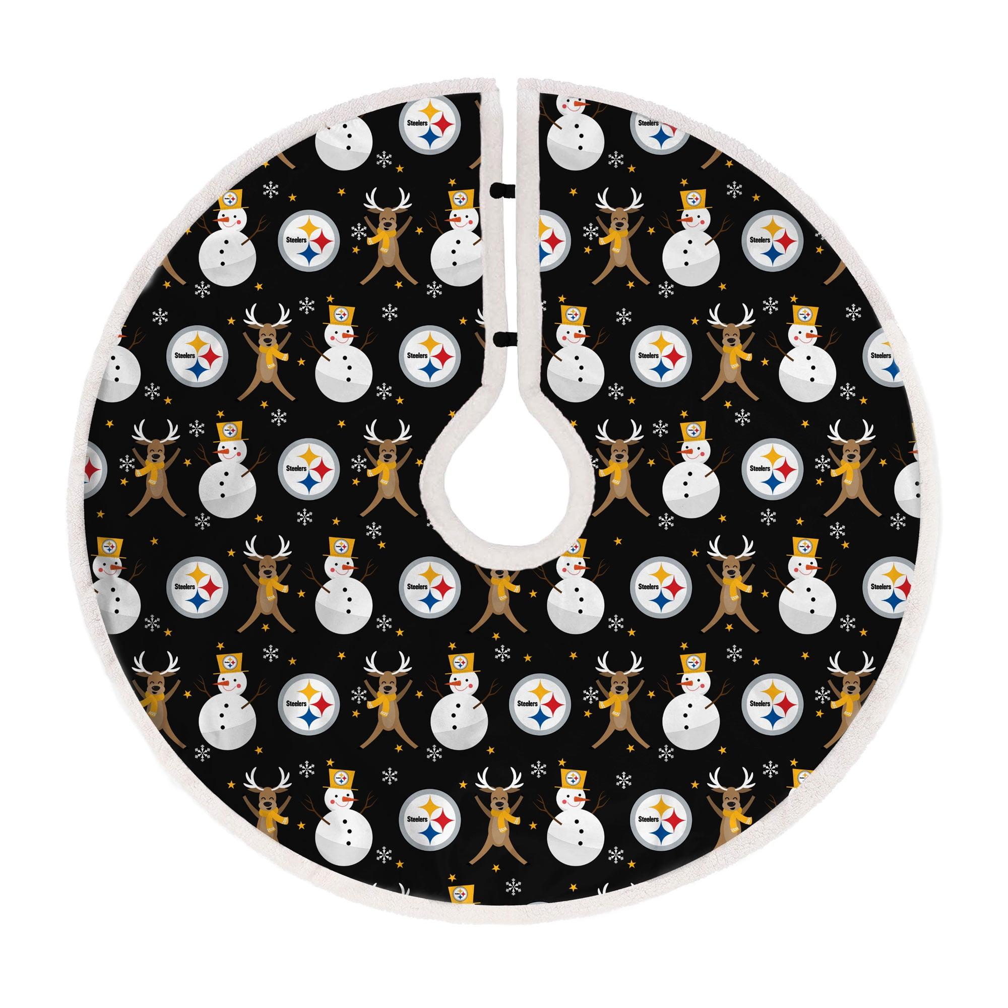Pittsburgh Steelers Reindeer Tree Skirt