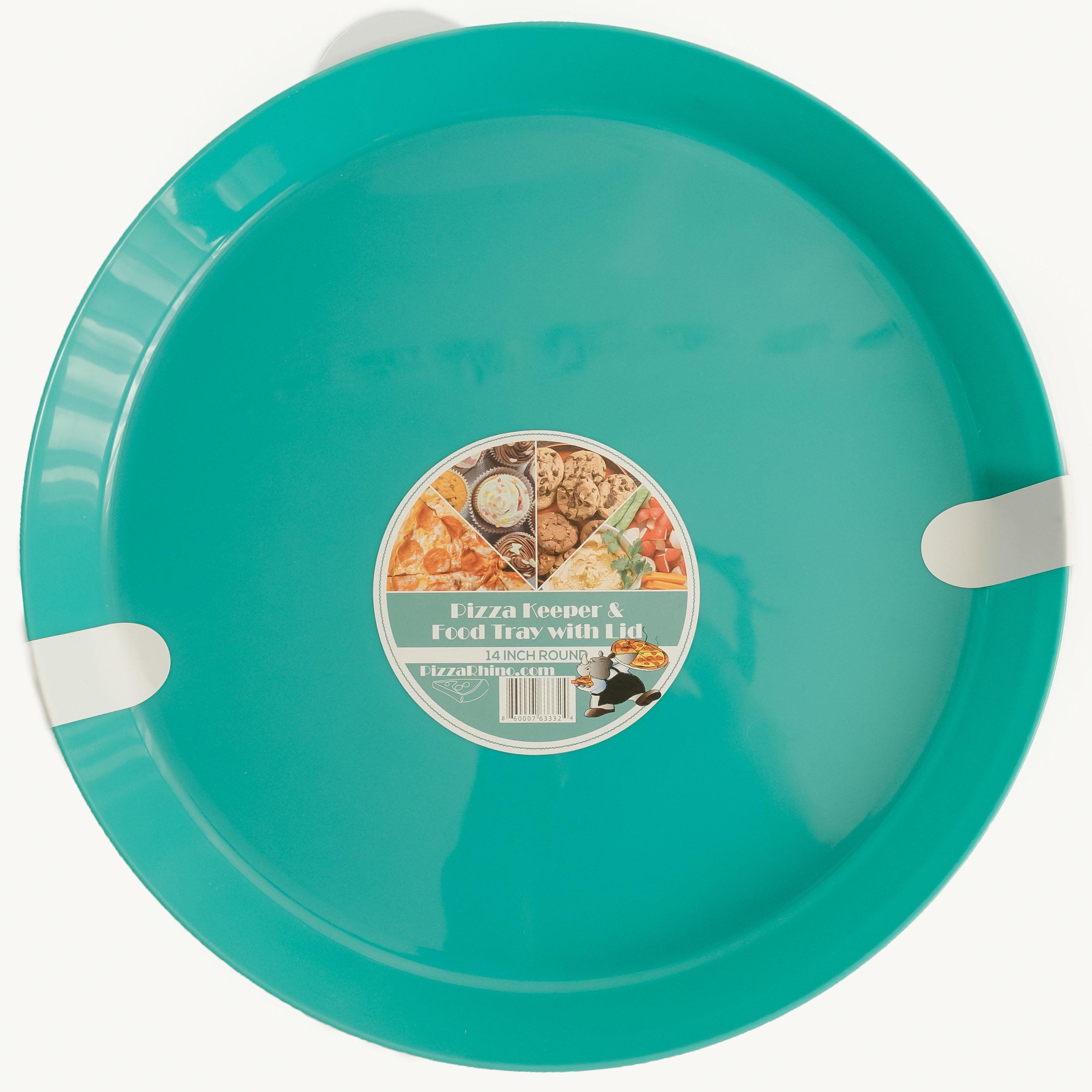 Pizza Rhino Round Pizza Keeper, Non-Stick, 14 inch (Green)