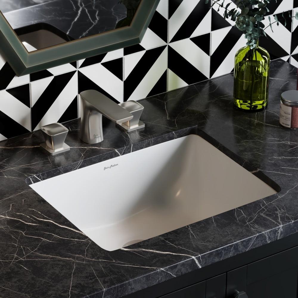 Plaisir 18.5 Rectangular Under-Mount Bathroom Sink