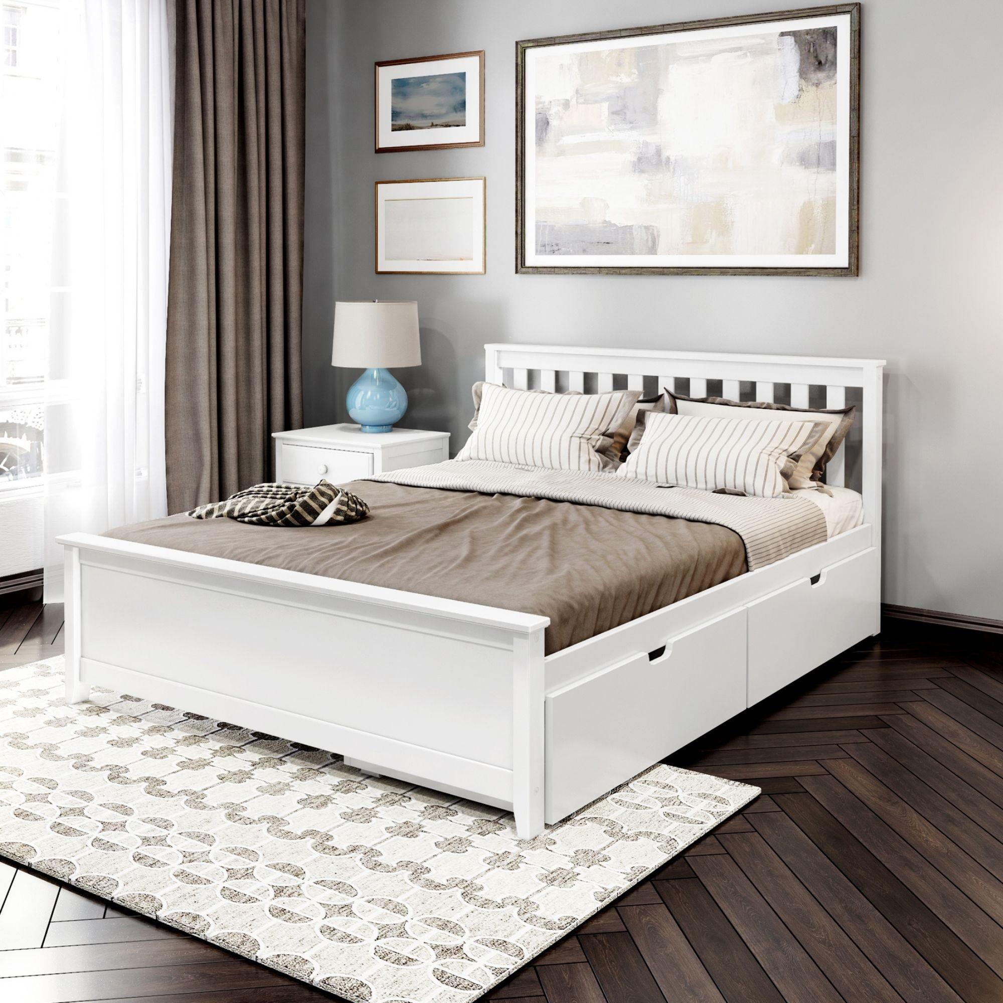 Plank+Beam Queen Bed with Storage Drawers