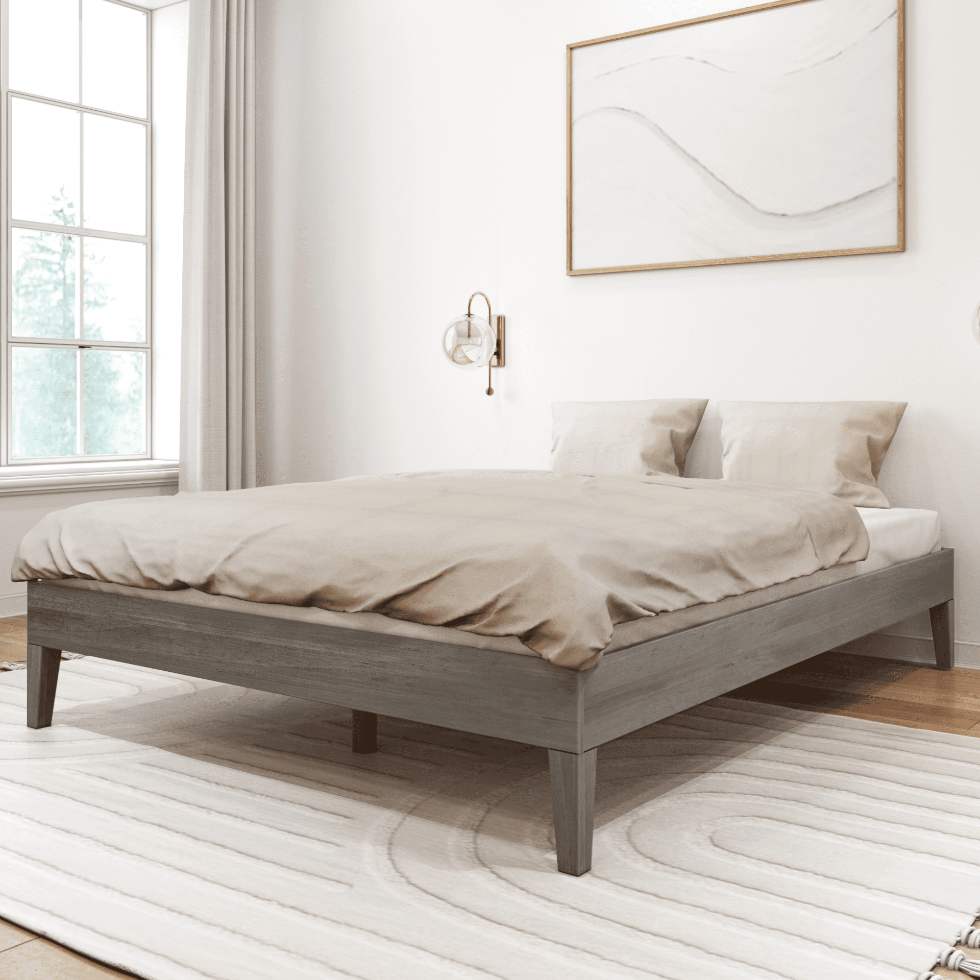 Plank+Beam Queen-Size Platform Bed