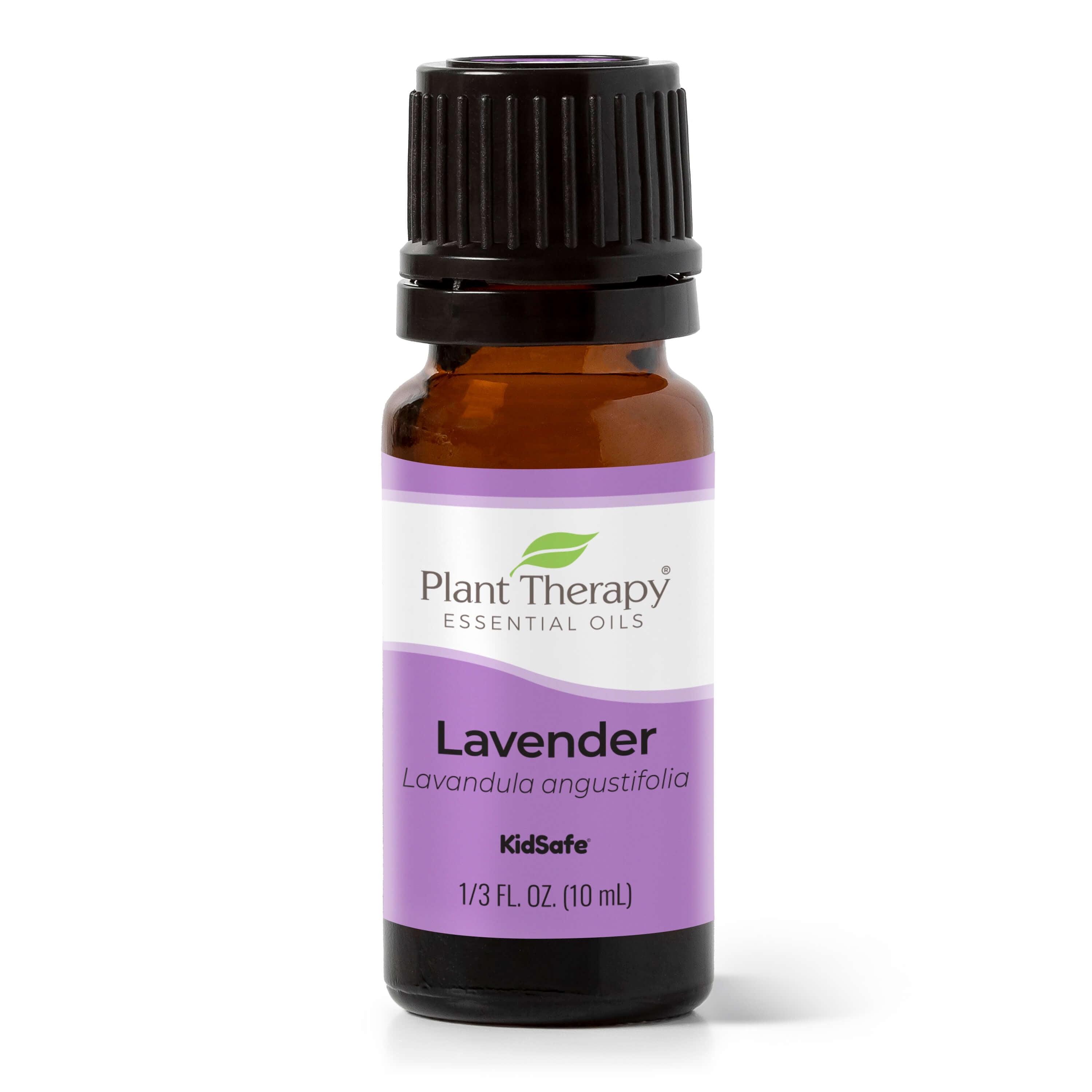 Plant Therapy Lavender Essential Oil 100% Pure, Undiluted, Therapeutic Grade, Aromatherapy Diffuser for Relaxation and Body Care, Healthy Skin and Hair, 10 mL