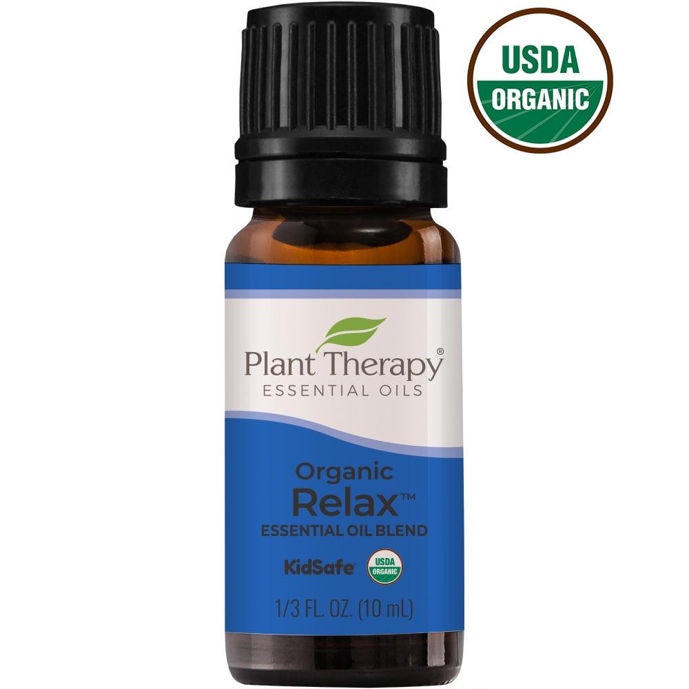 Organic Relax Essential Oil Blend for Sleep and Stress 10 mL