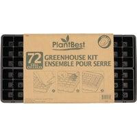 PlantBest 72-Cell Plastic Greenhouse Seed Starter Kit 3454