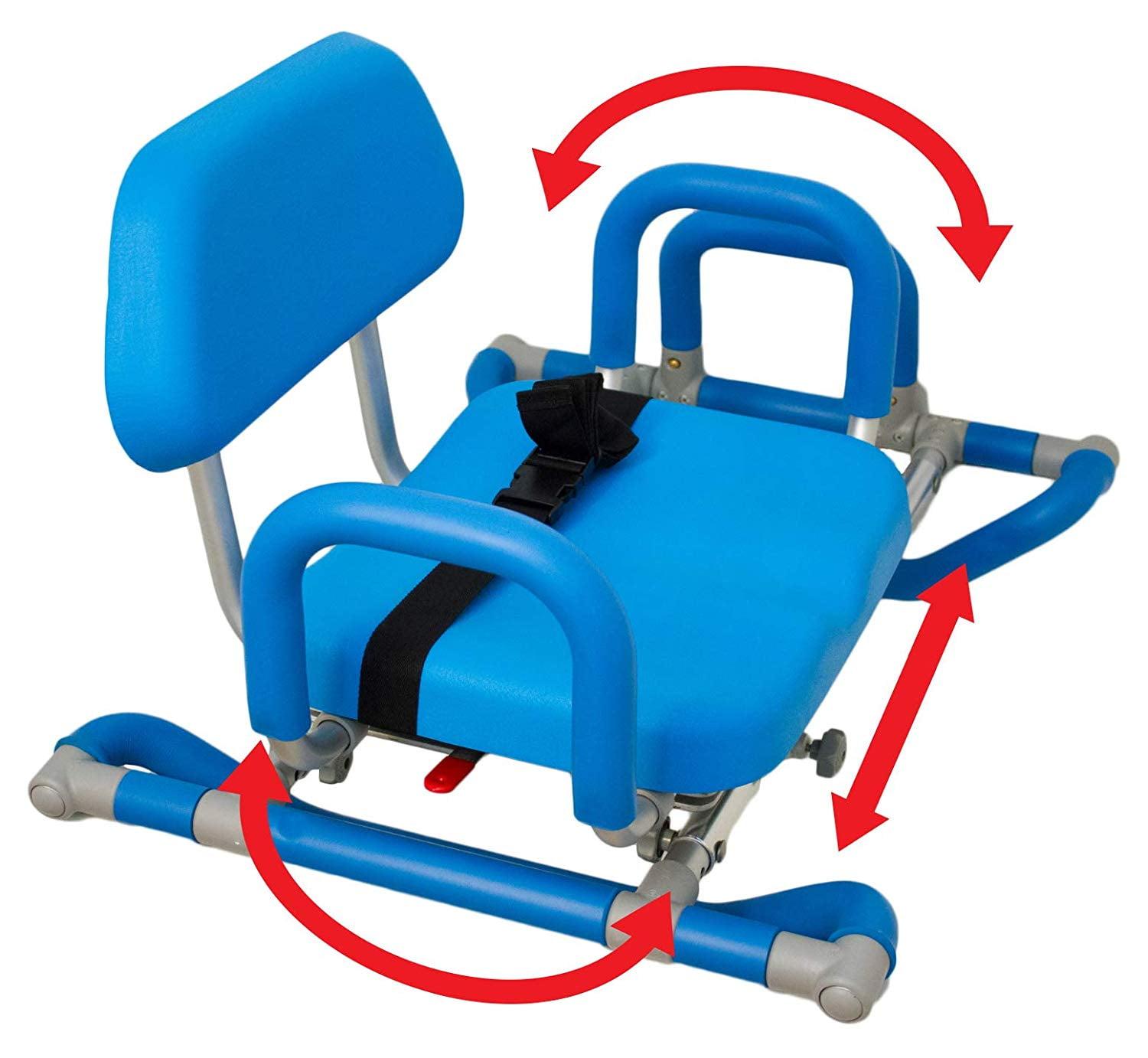 Platinum Health HydroSlide Bath and Shower Chair with Padded Swivel Seat