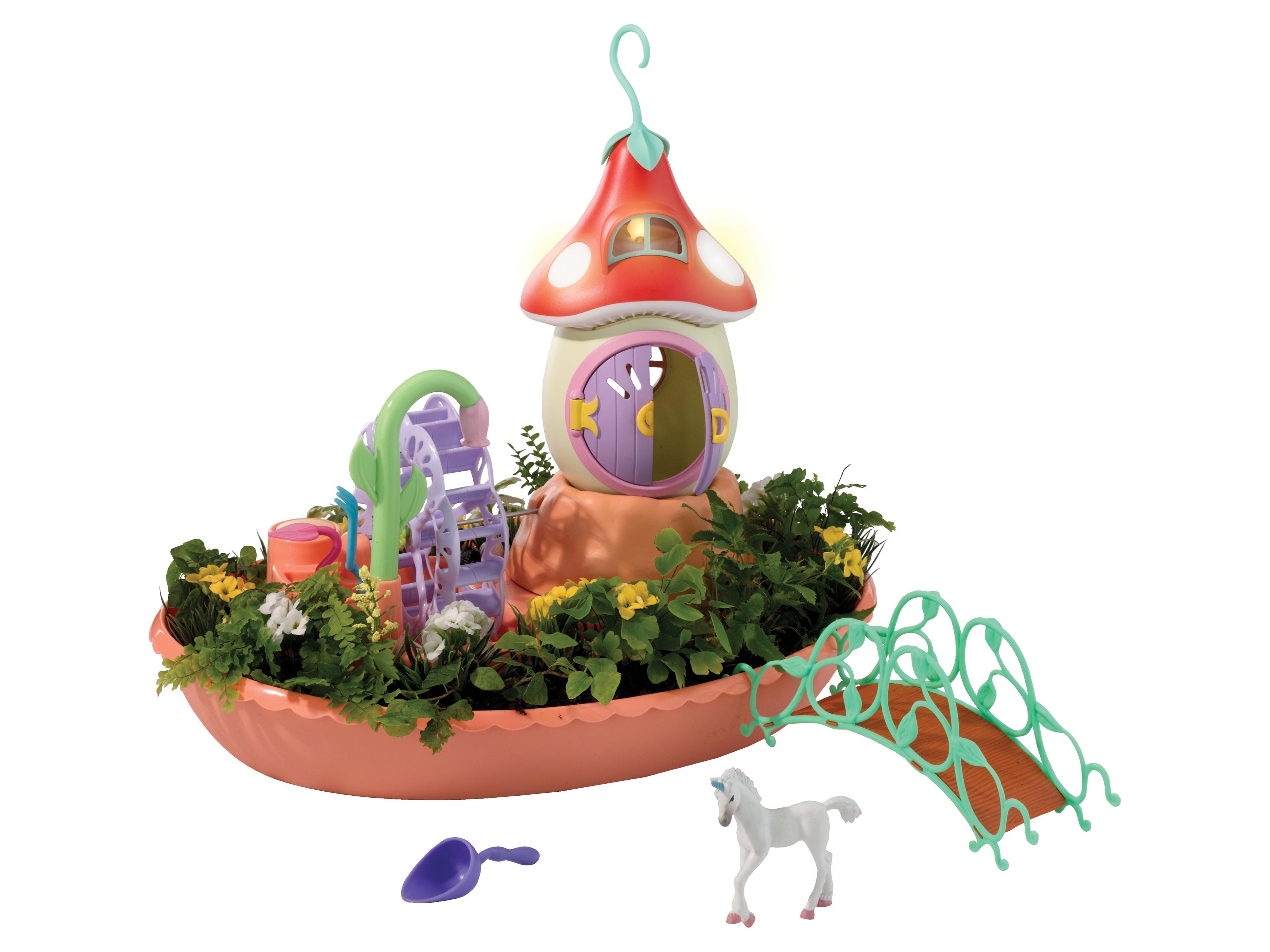 Enchanted Unicorn & Fairy LED Night Light Garden with Music