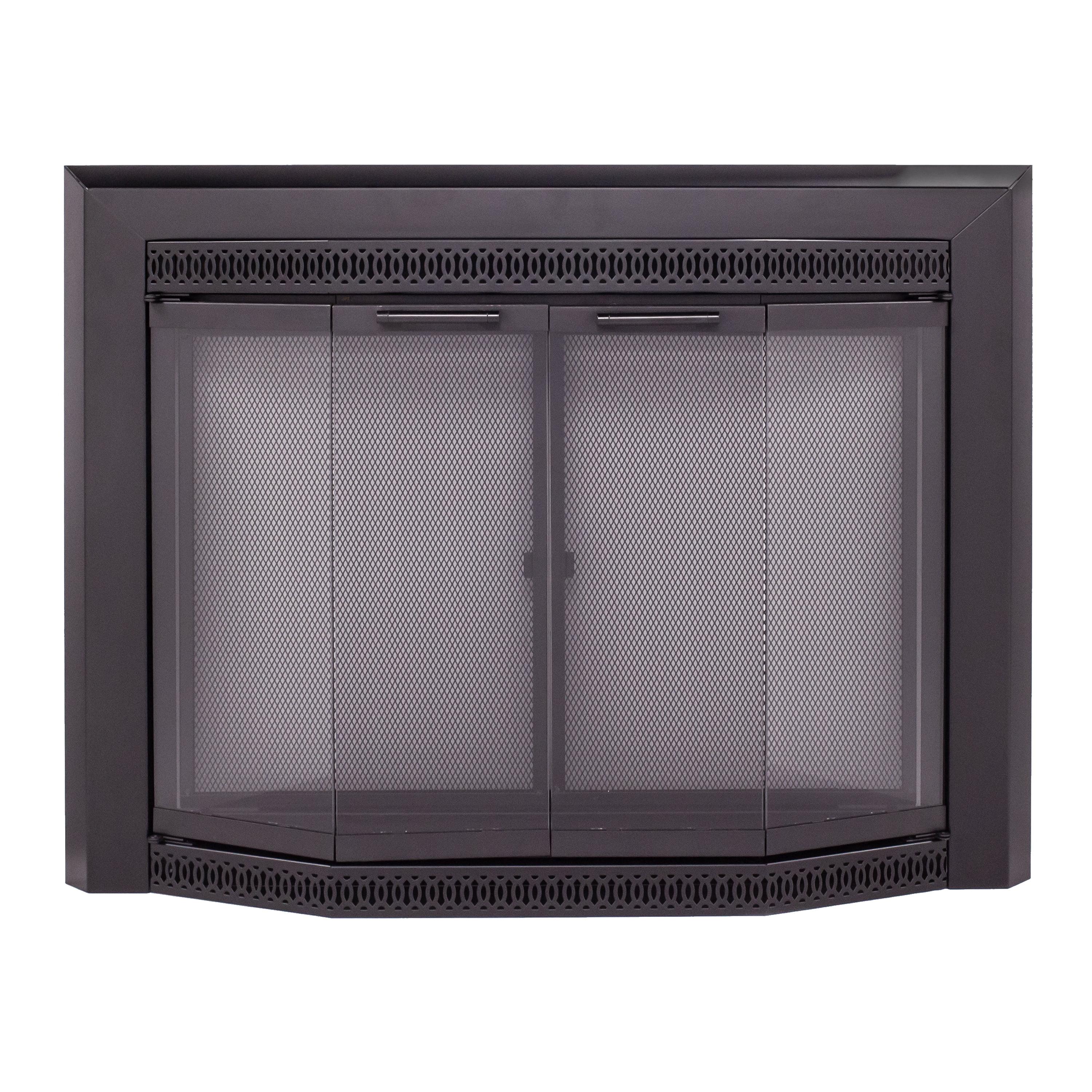 Pleasant Hearth Gavin Collection Fireplace Glass Door